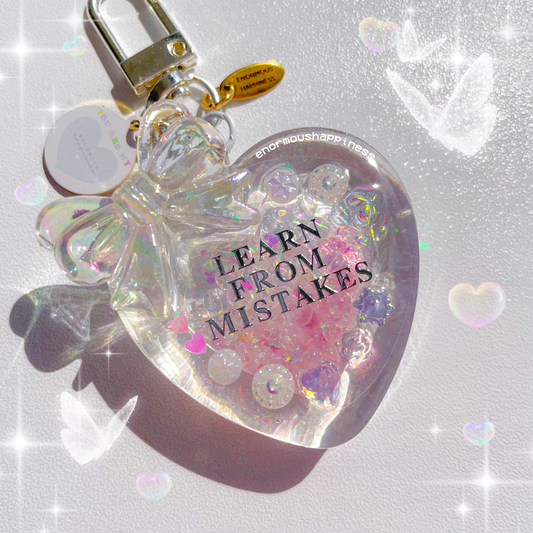 Heartshaker 'Learn From Mistakes' (Watershaker Keychain)