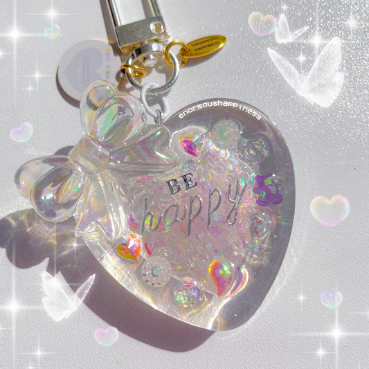 Heartshaker 'Be Happy' (Watershaker Keychain)