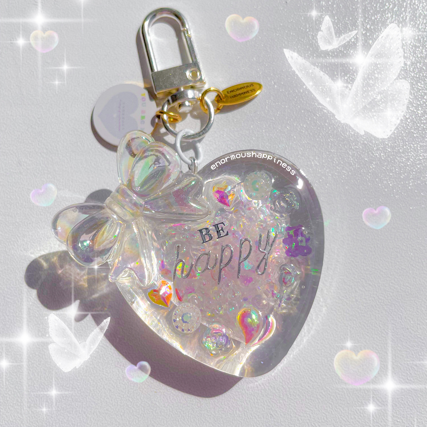 Heartshaker 'Be Happy' (Watershaker Keychain)