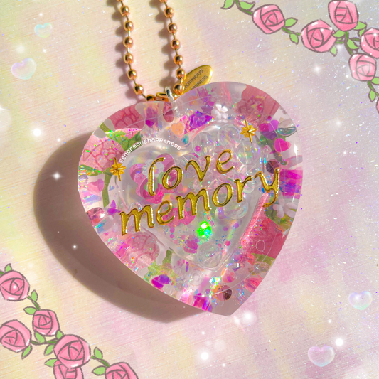 Heartshaker 'Love Memory' (Watershaker Keychain)