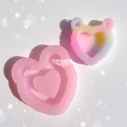 HEART BEAR SHAKER SILICONE MOLD