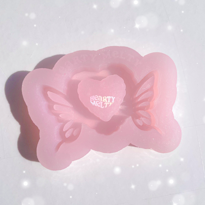 HEART BUTTERFLY SHAKER SILICONE MOLD