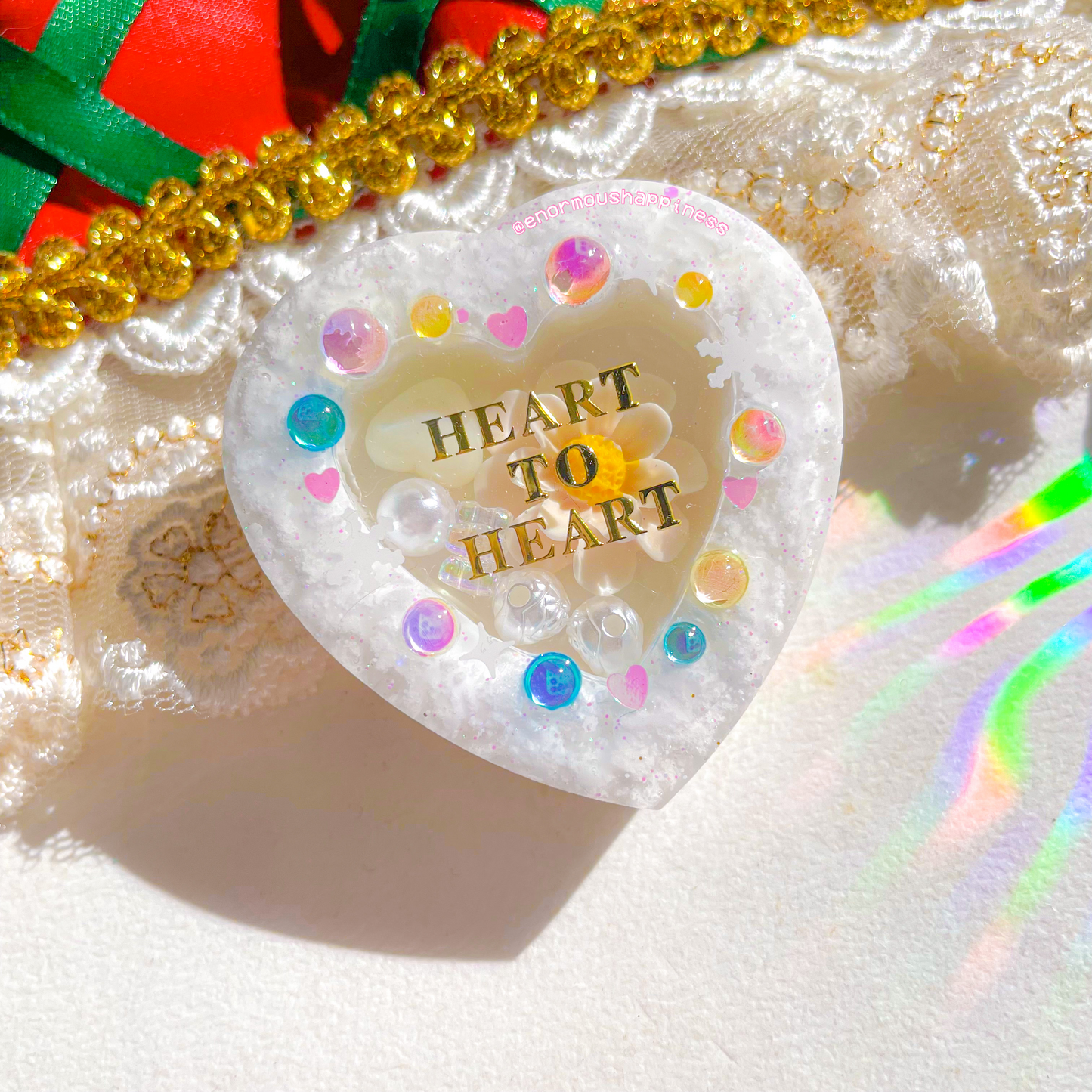 Heartshaker 'Heart To Heart' (Normal/Dry Shaker Keychain)