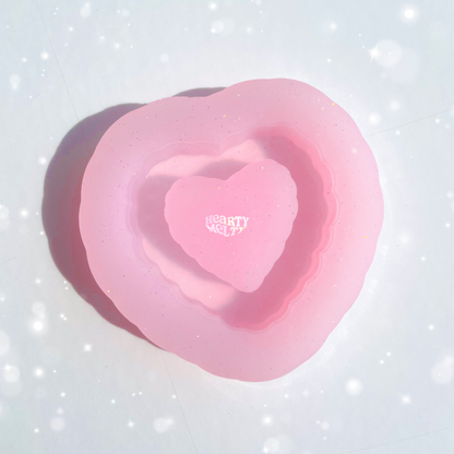 FLUFFY HEARTSHAKER SILICONE MOLD